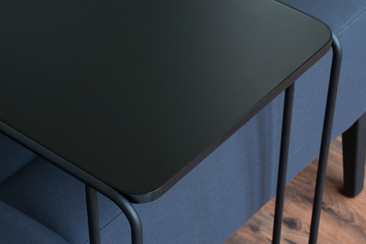 To side table