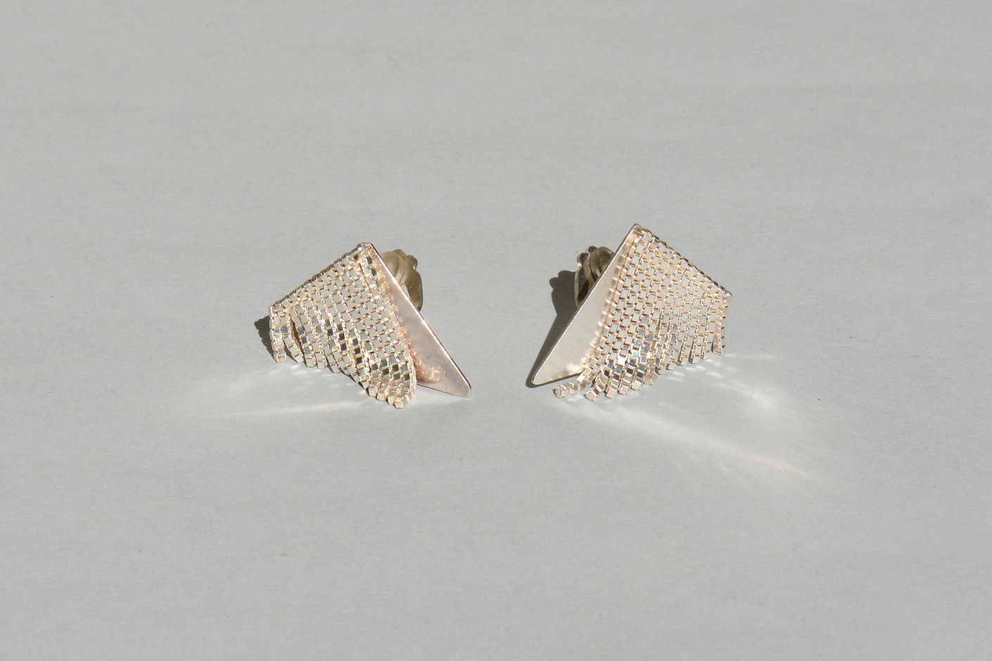 triangle FRINGE earclips