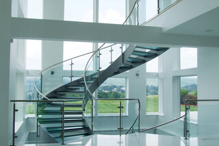 Twin Helical Stairs  by  EeStairs