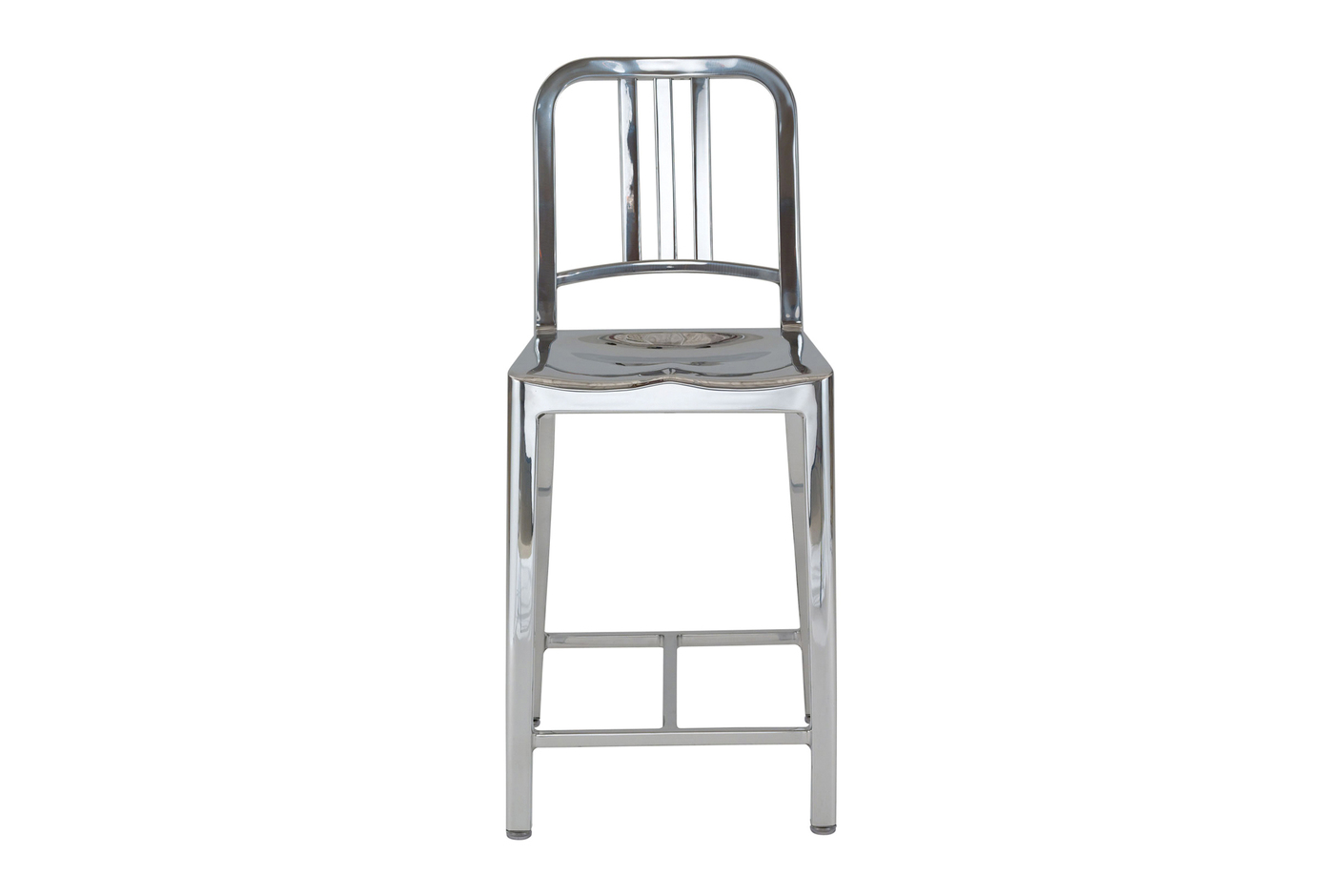 Navy Counter Stool Polished 1