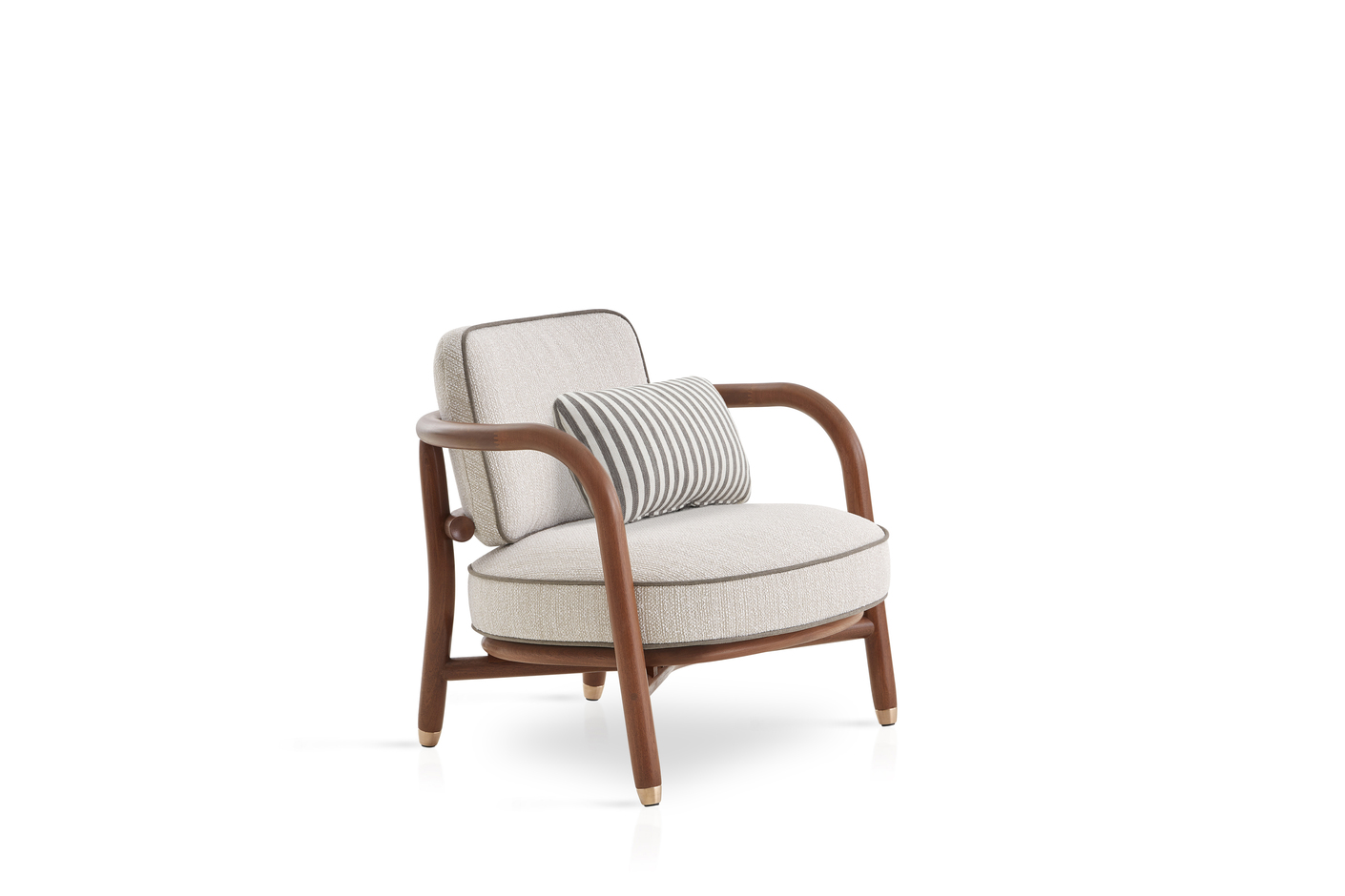 Meridies Sessel, Gestell in Holz C030 W