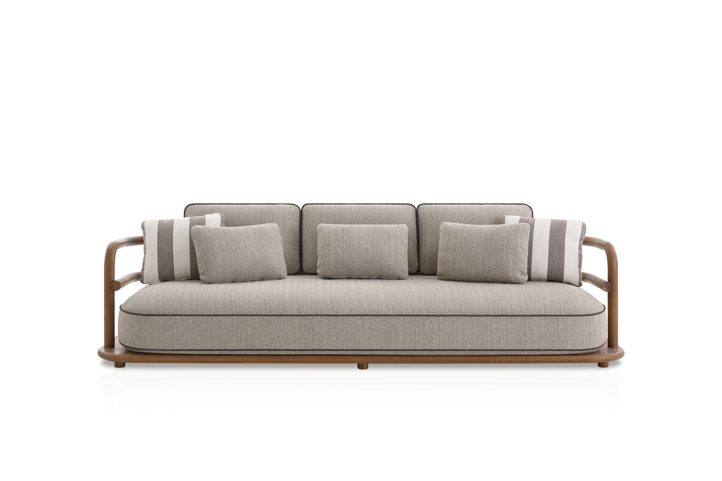 Meridies XL-Sofa, Gestell in Holz C034 W
