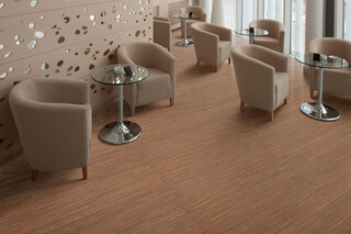 Allura Wood, small-plank dark teak  by  Forbo