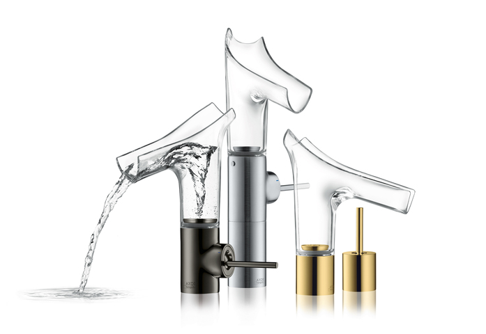 Axor starck v two hole wash basin mixer 4
