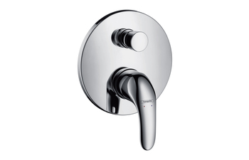 Focus E Single Lever Bath Mixer, for concealed installation