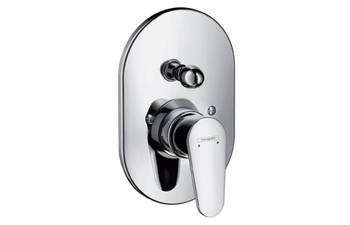 Talis E² Single Lever Bath Mixer, for concealed installation, oval version