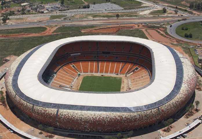 Ptfe Coated Sand Coloured Glass Fabric Soccer City Stadium 2