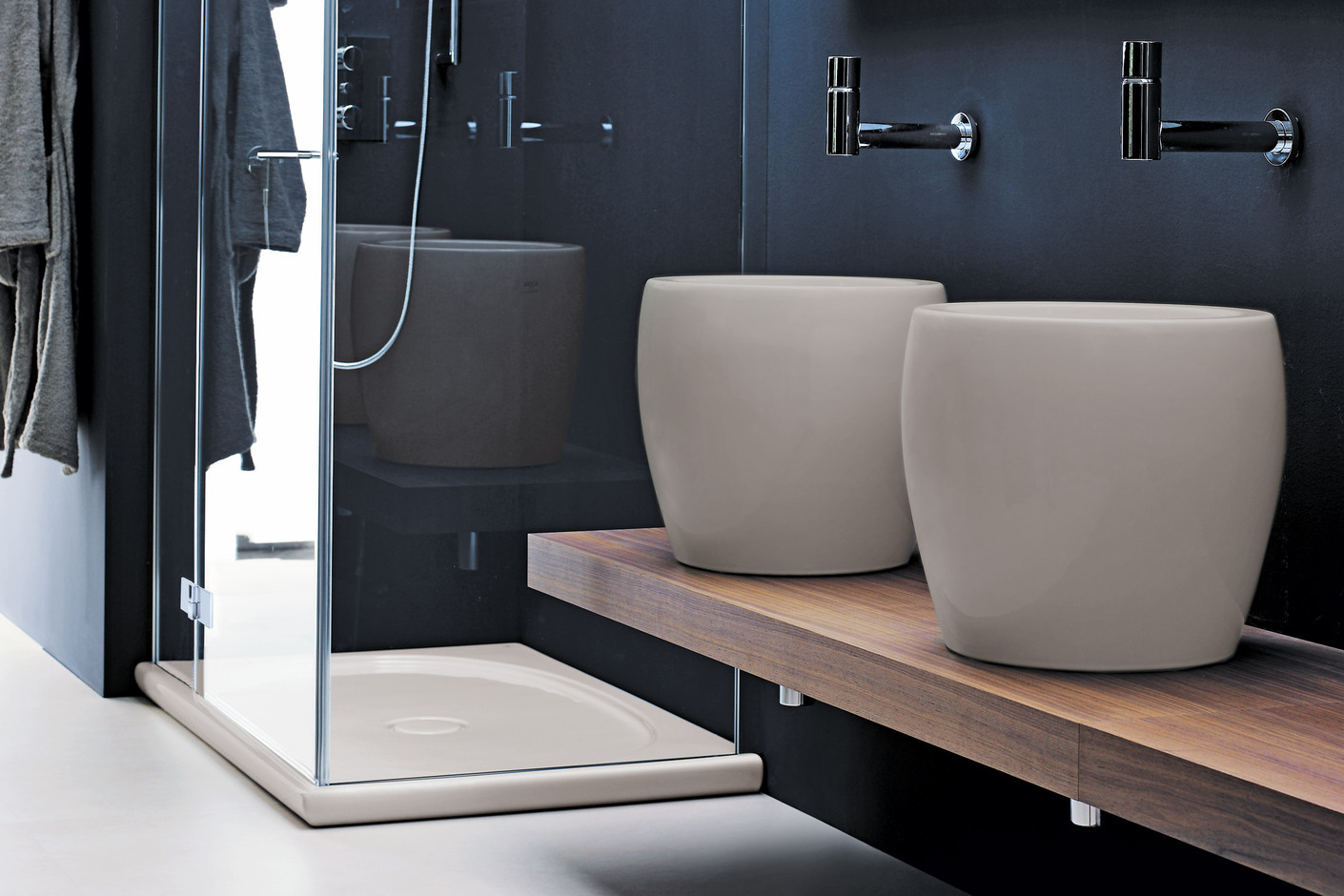 Il Bagno Alessi One Tam Tam klein Doppelwaschtisch