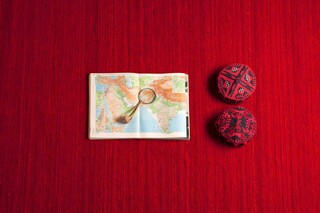 Nomad deep red  by  nanimarquina