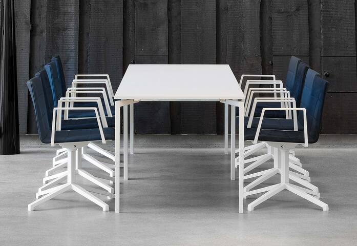 Archal Conference Chair Foot Cross 5