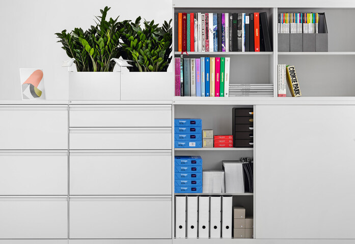 One Open Front Storage Units 2