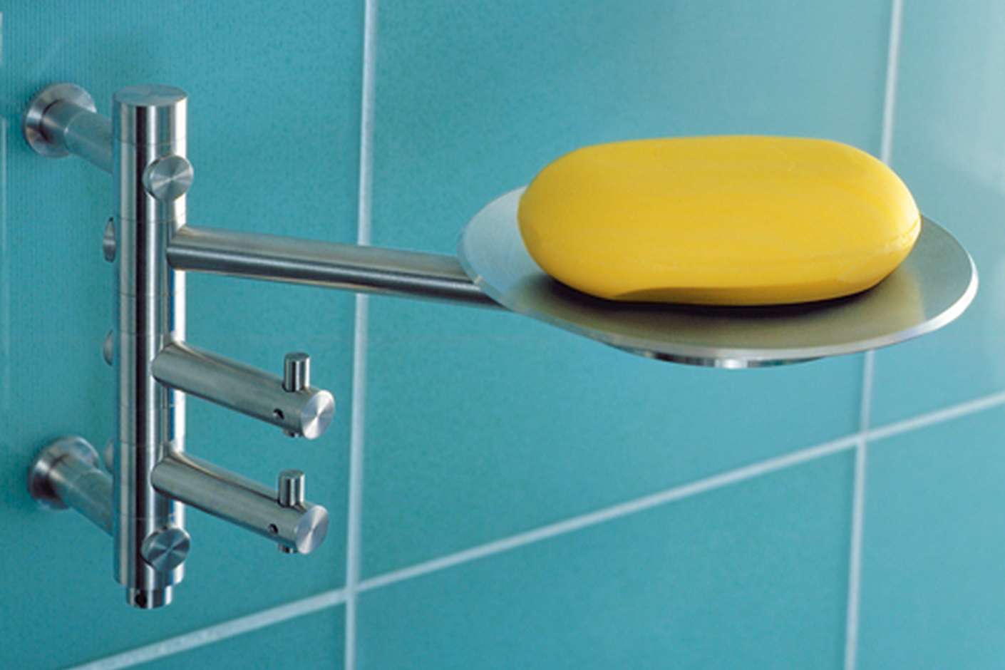 Swiveling Hook Gh 2 With Soap Dish 1