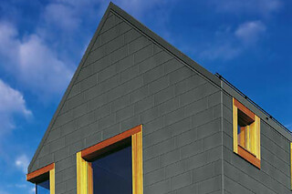 Tile Systems pre-weathered-pro graphite-grey  by  Rheinzink
