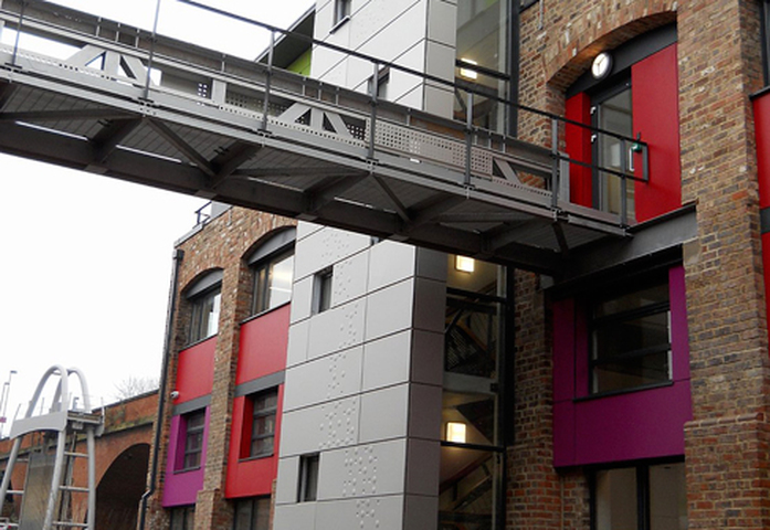 Distinctive Aluminium Exterior Cladding Toffee Factory 5