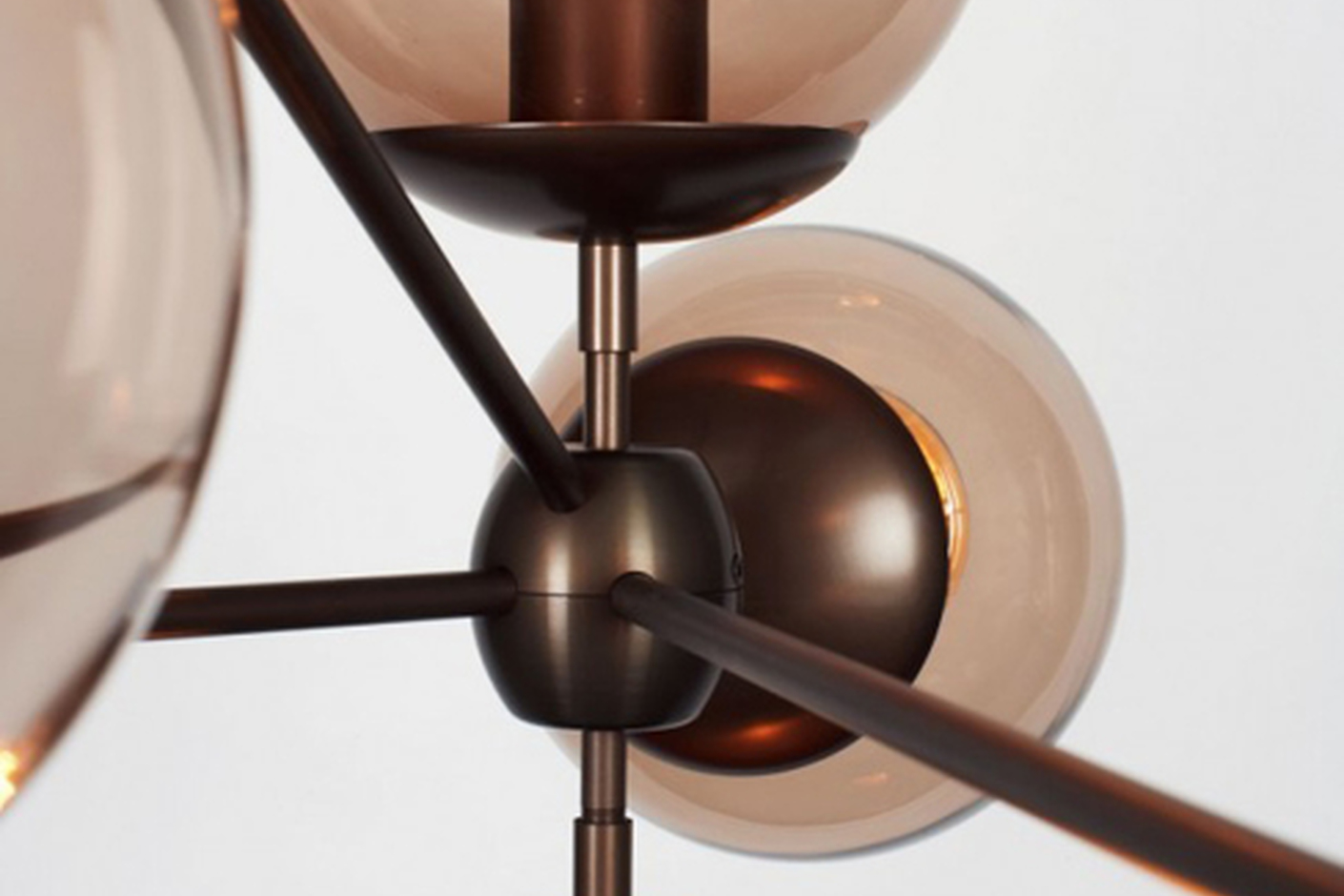 Modo Chandelier 3 sided 10 Globes