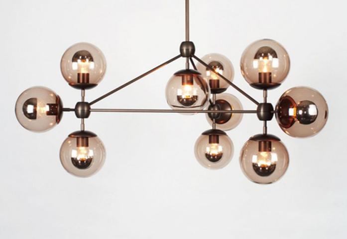 Modo Chandelier 3 Sided 10 Globes 3