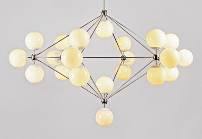 Modo Chandelier 6 Sided 21X Globes 2