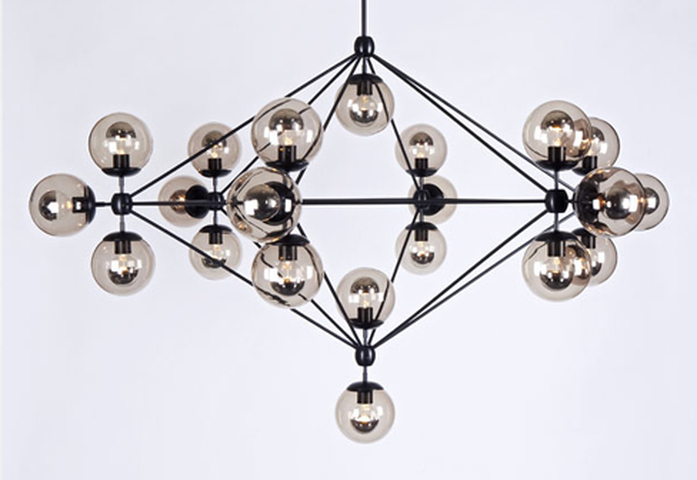 Modo Chandelier 6 Sided 21X Globes 3