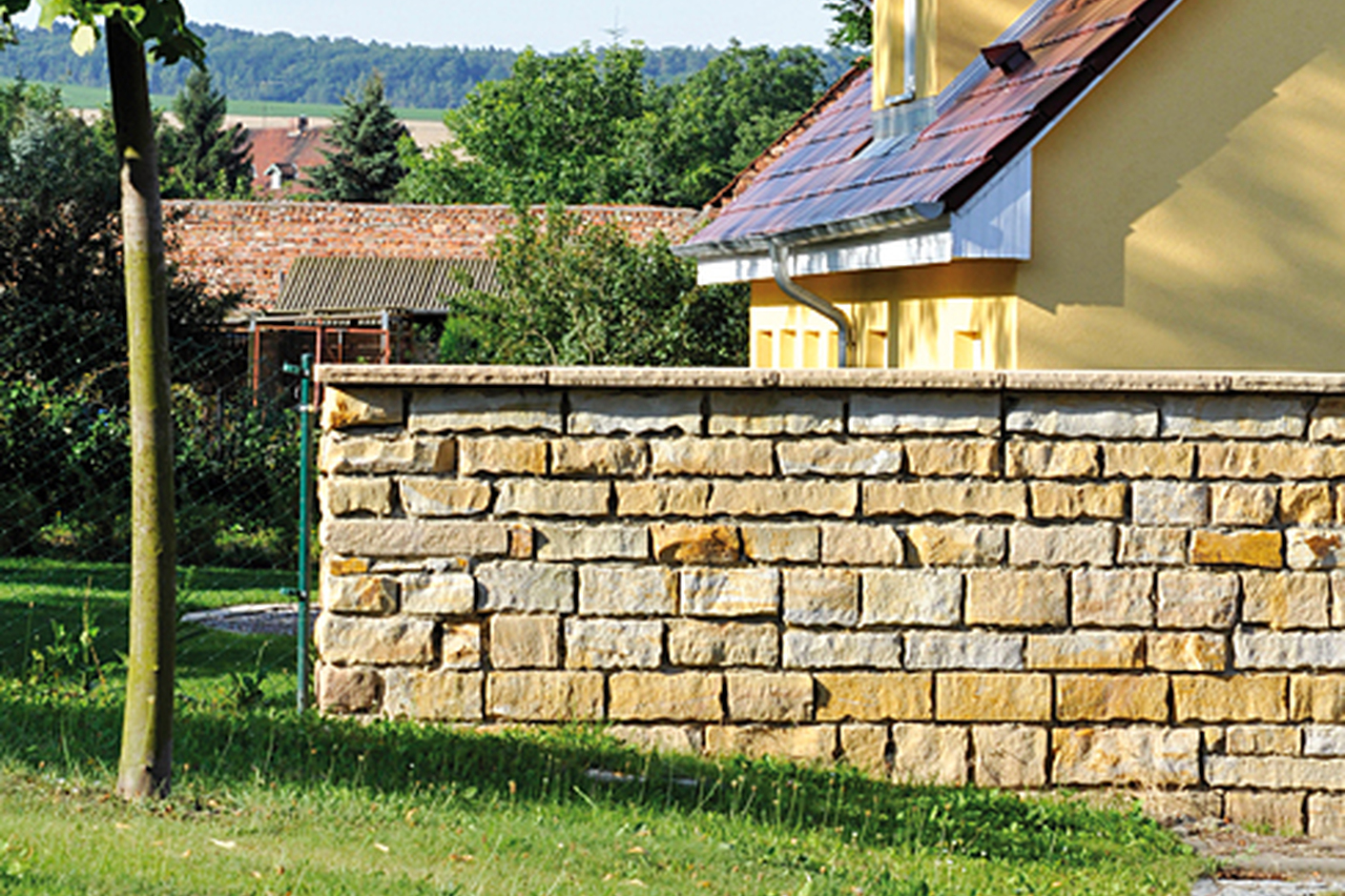 Luxor Sandstein Mauer