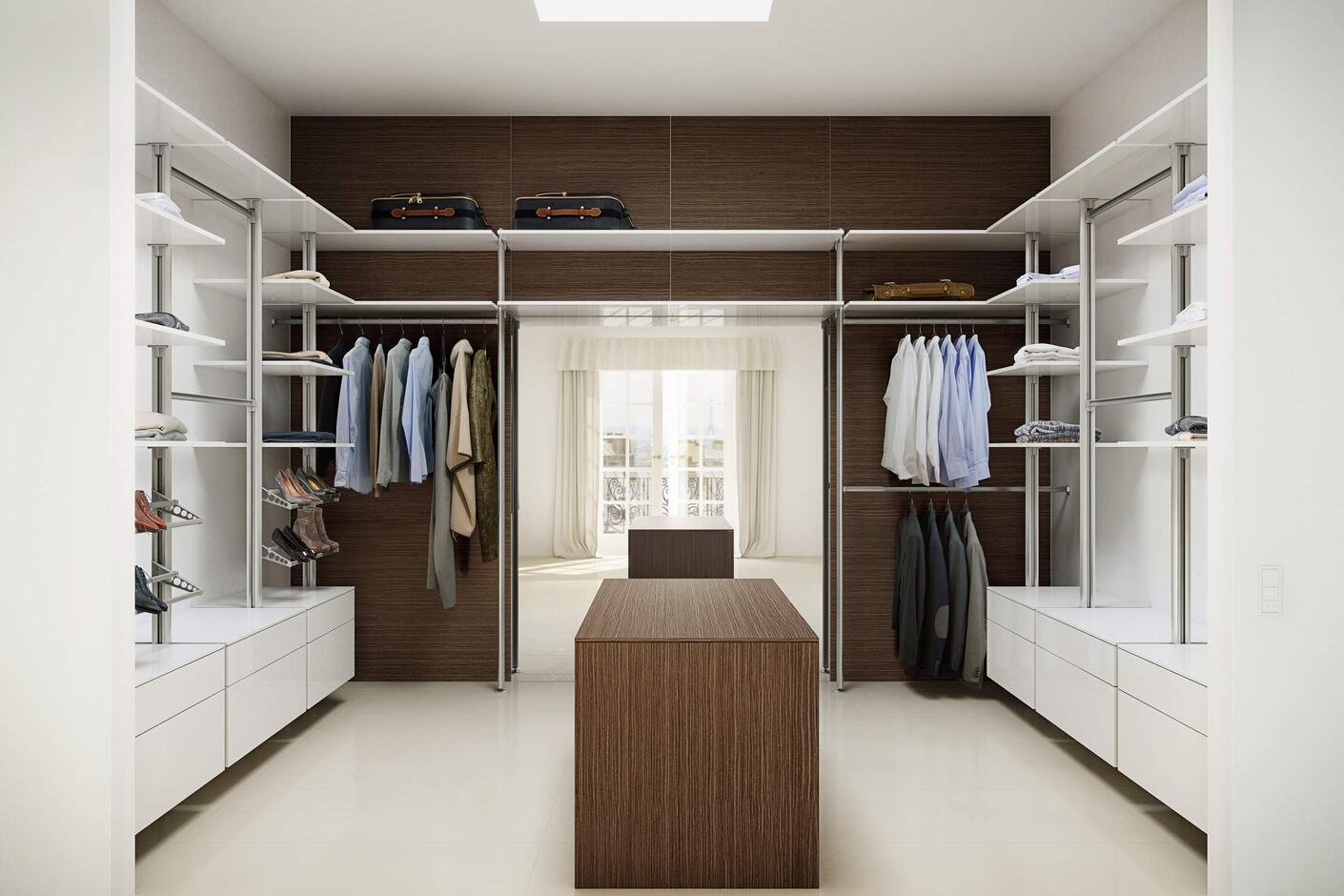 U-Serie Garderobe Glacier White