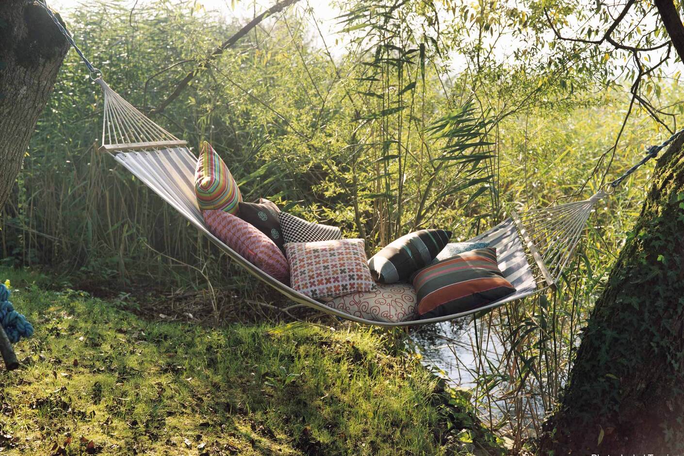 Kissen Maharam Millerstripe multicoloured bright